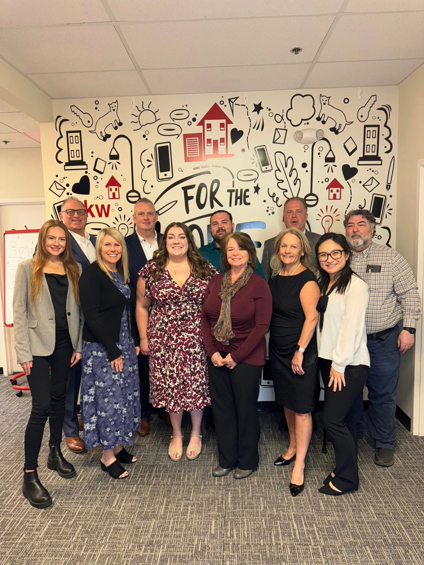 Brian Barry with a Keller Williams leadership team